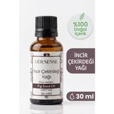 Odesense İncir Çekirdeği Yağı 30 ml Soğuk Sıkım Doğal ve Saf Cilt ve Saç Bakım Yağı Katkısız