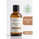 Odesense Macadamia Makademya Yağı 50 ml Soğuk Sıkım Doğal Saf Cilt ve Saç Bakım Yağı