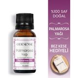 Odesense Palmarosa Uçucu Yağı 10 ml Doğal ve Saf İçerik Damlalıklı Kapaklı Şişe