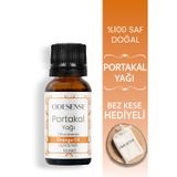 ODESENSE Portakal Uçucu Yağı 10 ml %100 Doğal Ve Saf Içerik Damlalıklı Kapaklı Şişe Difüzör Buhurdanlık Uygun