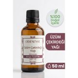 ODESENSE Üzüm Çekirdeği Yağı 50 ml Soğuk Sıkım %100 Doğal Ve Saf Cilt Ve Saç Bakım Yağı Katkısız