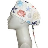 Odeys Deniz Yıldızı Doktor Hemşire Aşçı Cerrahi Hastane Bonesi Bandana M470 - Standart - Beyaz