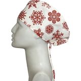 Odeys Kar Tanesi Doktor Hemşire Aşçı Cerrahi Hastane Bonesi Bandana M459 - Standart - Beyaz