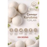Odi Design Odi 3'lü Yün Kurutma Topu - 3 Adet