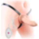 Odins Shop 10 Fonksiyonlu Titreşimli Içi Boş Protez Belden Bağlamalı 17 Cm Strapon Penis