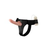 Odins Shop 20 Cm Belden Bağlamalı Oynar Başlı Titreşimli Içi Dolu Strapon Penis