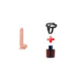 Odins Shop 26 cm Belden Bağlamalı Vantuzlu Realistik Penis Anal Vajinal Dildo