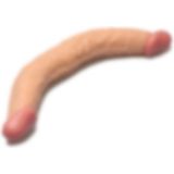Odins Shop 36 Cm Çift Taraflı Realistik Dildo Anal Vajinal Penis
