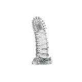 Odins Shop 4 Cm Uzatmalı Eğik Titreşimli Şeffaf Penis Kılıfı