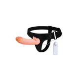 Odins Shop 8 Cm Dolgulu Içi Boş Titreşimli Belden Bağlamalı Vajina Girişli Kumandalı Vibratör