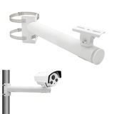 OdiySurveil 90 Derece CCTV Kamera Standı Galvanizli Boru Duvar Köşe Montaj Braketi Tutucu ve Ağır İş Gözetleme Kamerası için Montaj Vidaları