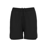 Odlo 2-in-1 Short Essential 4 Inch Kadın Siyah Koşu Şortu