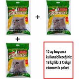 ODORLESS Ekstra Kedi Kumu Kokusuz 3 X 6 kg Topaklaşan ve Süper Emici Özellikli Paket