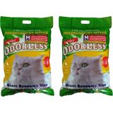 Odorless Micro - Süper Emici Kristal Kedi Kumu 8 Aylık Set - (2 Adet 15 L. Paket)