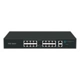 ODS 08ODS-16P2U2S-200 16 Port 200W Full PoE 2X SFP Yönetilemez Switch