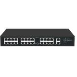 ODS 08ODS-24P2U-300 24 Port 300 W Full PoE 10-100 2X Uplink Yönetilemez Switch