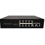 ODS 08ODS-R-8P2U 8 Port 96 W Full PoE 10-100 2X Uplink Yönetilemez Switch