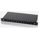 ODS 10F-SB1U12PSCDX-WEA 1U 12 Port SC DX Fiber Optik Duvar Tipi Patch Panel