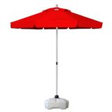 Ods Sunminyum 200/8 Polyester Kumaşlı + 50 Litre Bidonlu Bahçe Şemsiyesi - Kırmızı