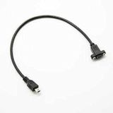 ODSEVEN Raspberry Pi Mini USB Kablo Erkek - Dişi Panel Tipi Mini USB Uzatma Kablosu