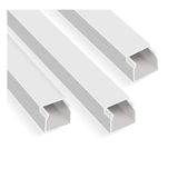 Odta 4 Metre (12x12mm) Kendinden Yapışkanlı Kablo Kanalı | 4m (10 Adet x 40cm) Kablo Gizleyici