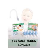 ODTA Burun Aspiratörü ve 12 Yedek Uç | Bebek Nazal Aspiratör | Burun Temizleyici | Nasal Aspiratör
