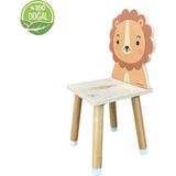 Odun Concept Doğal Ahşap Çocuk Aktivite Sandalyesi Aslan