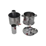 ODUN KÖMÜRLÜ SEMAVER 3.5 LİTRE TEK MUSLUK hge1005