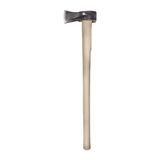 Odun Yarma Baltası, Yekpare Dövme C45 Çelik Balta, 86 cm Uzunluk, 2.8 kg Ağırlık, Ahşap Sap, 21 cm Balta Başı