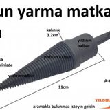 Odun Yarma Matkap Ucu 3.2 Cm Kalın Sds Plus Yarma Kaması Çelik Od