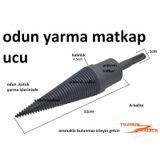 Odun Yarma Matkap Ucu Büyük Boy 4.5 Cm Kalın Sds Plus Yarma Kamas