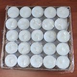 Oduncu Dünyası 50'Li Paket 6 Gr 3,5 cm Genişlik x 7 Mm Yükseklik Tealight Tea Light Mum Beyaz Renk (50 Adet) - 10 Adet