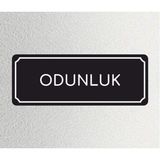 Odunluk - Ofis Departman Kapı Isimliği, Yönlendirme Levhası 24X9 cm 4mm - 24 x 9 cm - 1 Adet