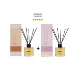 Odunsu Classic Place + Yasemin Romantic Place Dekoratif Ortam Kokusu 120 Ml - Bambu Çubuklu