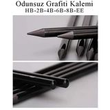 Odunsuz Kömür Kalemi 6 lı Set Sanatsal Eskiz Kalemi ve Karakalem