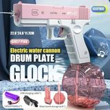 Oein 20EKTRIKLI Su Tabancası Oyuncak M416 Su Tabancası Elektrikli Glock Su Tabancası Tam Otomatik Atış Oyuncak Açık Plaj Oyuncak Çocuk Hediye Renk: Pink-B (Yurt Dışından) - Renkli