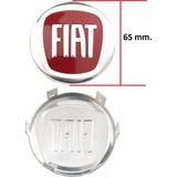 OEK Fıat Doblo-Yeni Egea-Fıorıno-Linea-Punto Surucu Dıreksıyon Uyumlu Kapak Logosu - Arması - Gri - Kırmızı