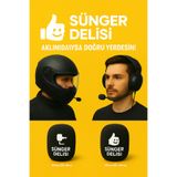 OEM 1 Adet Motorcu & Oyuncu Yaka Mikrofon Süngeri – Gürültü Azaltıcı, Hijyenik Paketleme