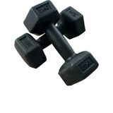 OEM 1 kg x 2 Adet Köşeli Vinyl Kaplı Siyah Dambıl Ağırlık Seti