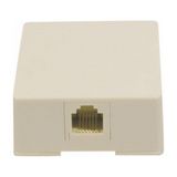 OEM 1 Portlu Rj-11/rj-12 (6 Pin) Telefon Yüzey Montaj Prizi