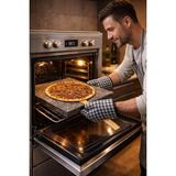 OEM %100 Doğal Bazalt Pizza Taşı I Mangal Taşı I 30X40X2 cm - Gri