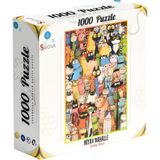 OEM 1000 Parça Puzzle Miyav Mahalle