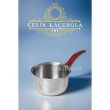 OEM 14 cm Paslanmaz Çelik Kaçerola Sütlük Mini Yumurta Haşlama Tavası Gri, 7480000717445