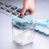 OEM 2 Adet Silikon Tabanlı Buzluk, 12'li Buz Kalıbı, Silikon Tabanlı Buz Kalıbı, Pratik ve Esnek Silikon Tabanlı Buzluk Seti - Içeceklerinizi Serin Tutun!