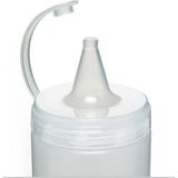 OEM 2 Adet Sos Şişesi 700 ml Plastik Yağlık Sirkelik Ketçap Mayonez Sızdırmaz Sosluk Yağdanlık,bpa Içermez (Şeffaf)