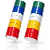 OEM 20 Adet Renkli Elektrik Bandı Pvc Izole Bantı - Çok Renkli