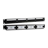 OEM 24 Port Cat6 Utp Patch Panel Portlar Sabit (Dolu)