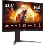 OEM 24G4HA - 24 Inch Full Hd Gaming Monitor, Fast Ips, 200Hz, 1ms, G-Sync Comp, HDR10, Height Adjust (1920X1080, 2x HDMI 2.0, 1x Displayport 1.4) - Belirtilmemiş