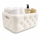 Oem 🧺✨ 25 cm Dev Boy Dekoratif Düzenleyici Saklama Sepeti 🏡🛋️ Çok Amaçlı Masaüstü Organizer Kutu 🧸