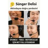 OEM 3 Adet Mikrofon Süngeri - Intercom Oyuncu ve Yaka Mikrofonları İçin UyumluRüzgar ve Gürültü Önleyici
